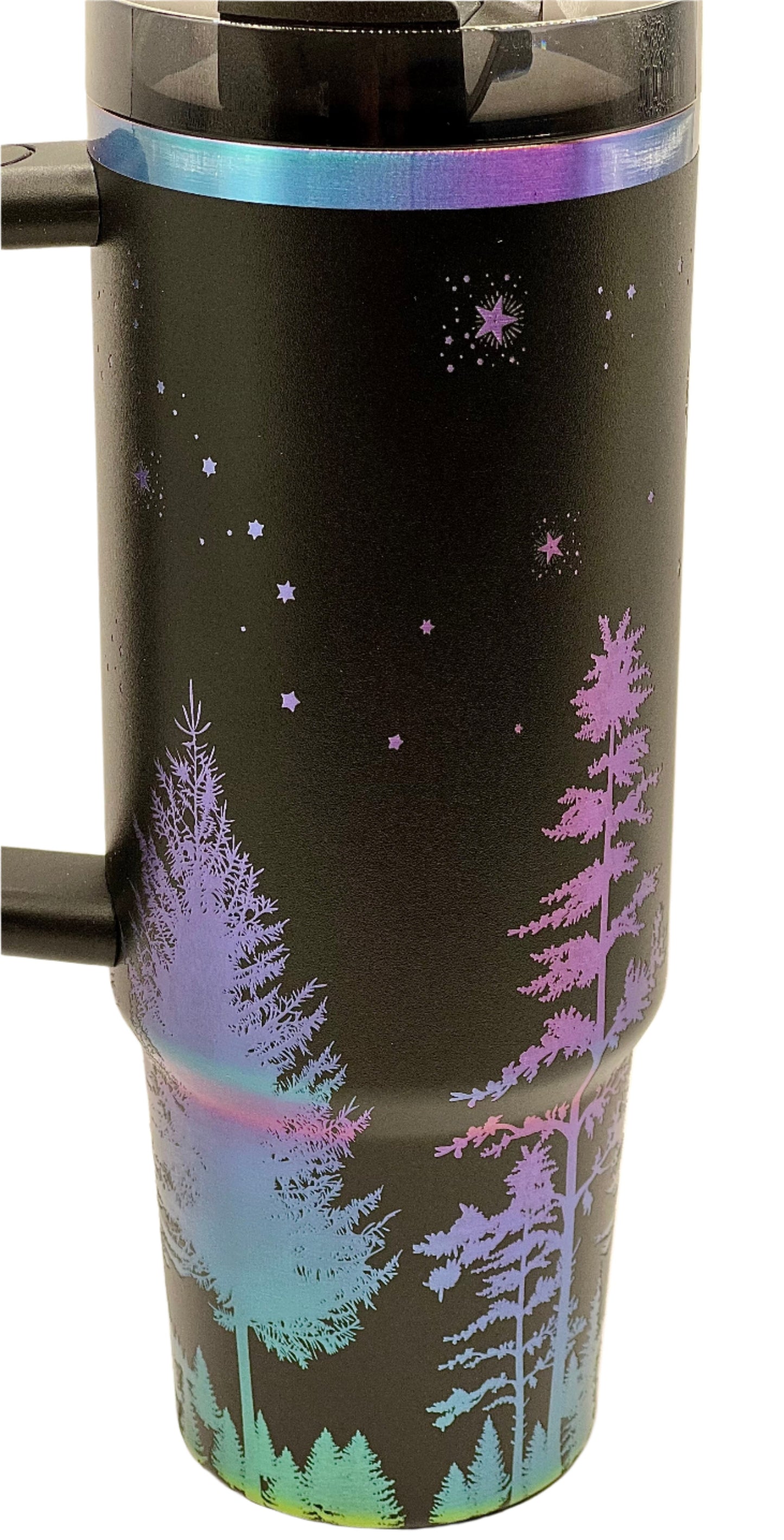 Laser Engraved Stanley 30 oz. Tumbler Mountain scape design