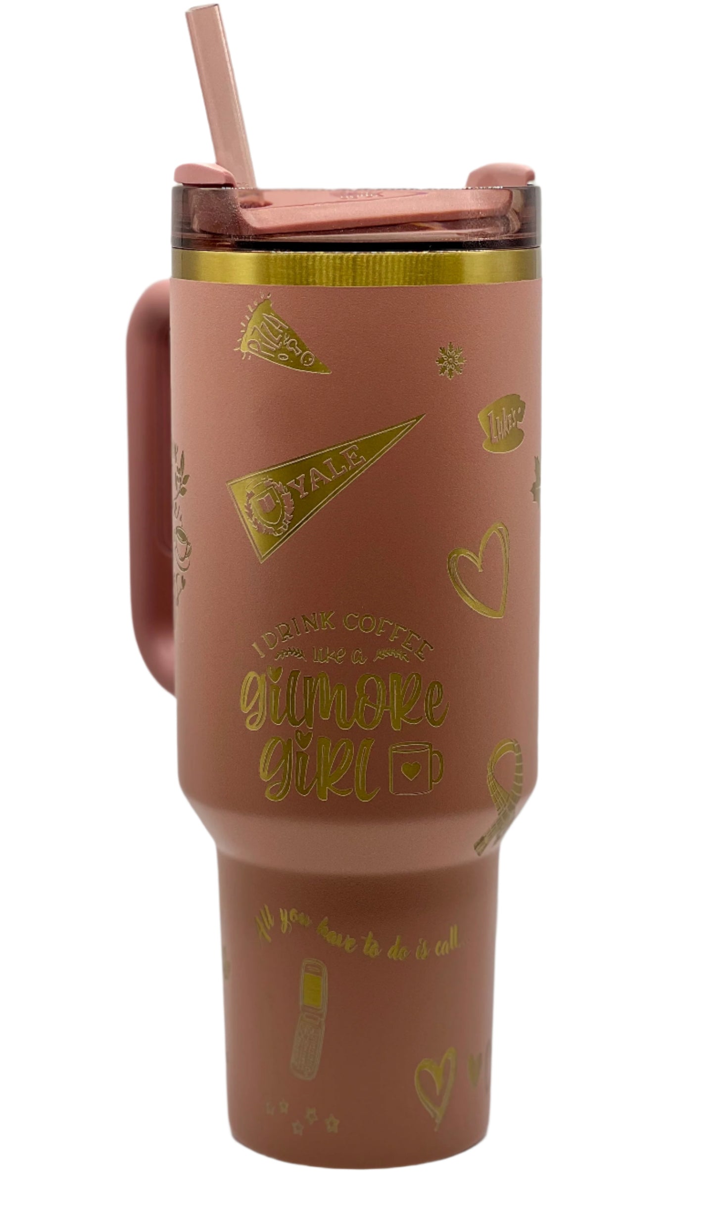 Unbranded Gilmore Girls inspired design Laser Engraved Stanley 40 oz. Tumbler