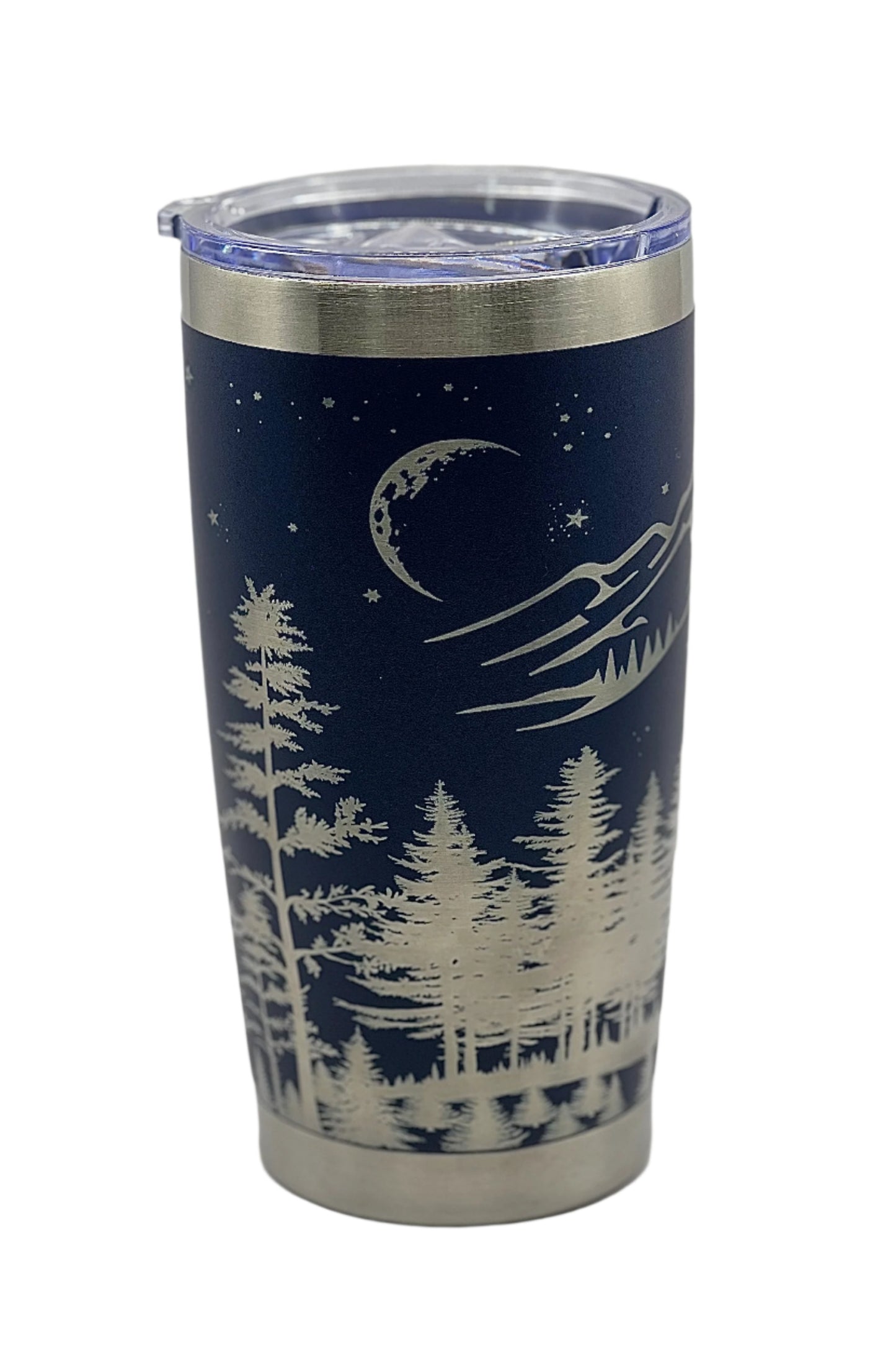 Mountainscape design Laser Engraved 20 oz. Tumbler